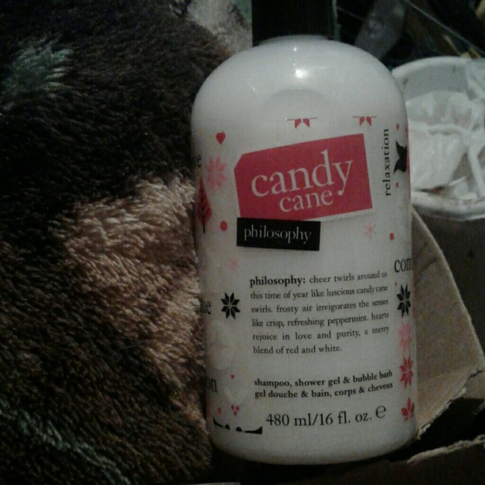 Philosophy candy cane shampoo shower gel